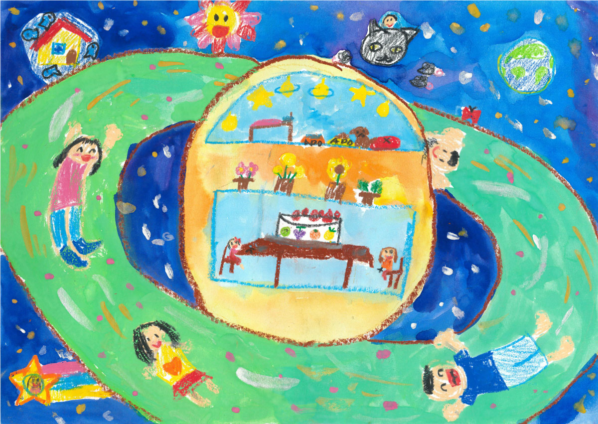 みんなで暮らす　土星のおうち