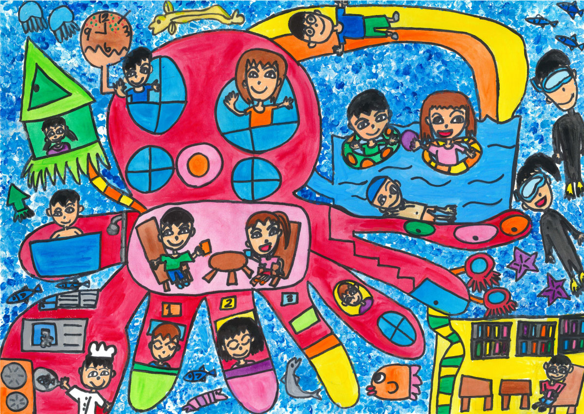 巨大なたこたこハウス