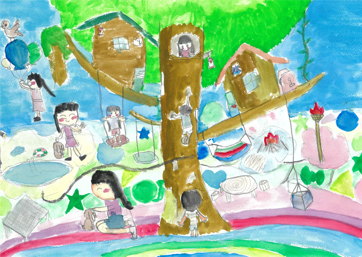 空の上のツリーハウス