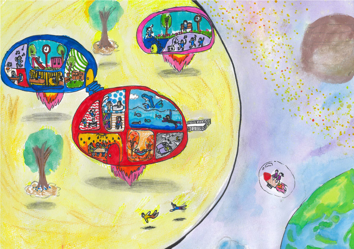 宇宙空間ハウス