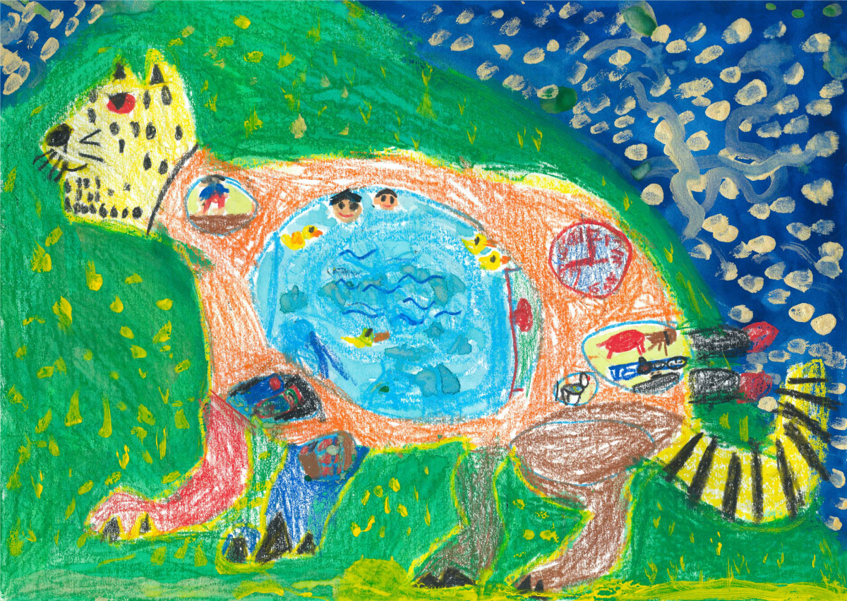 どんな所でも行けるチーターのおうち