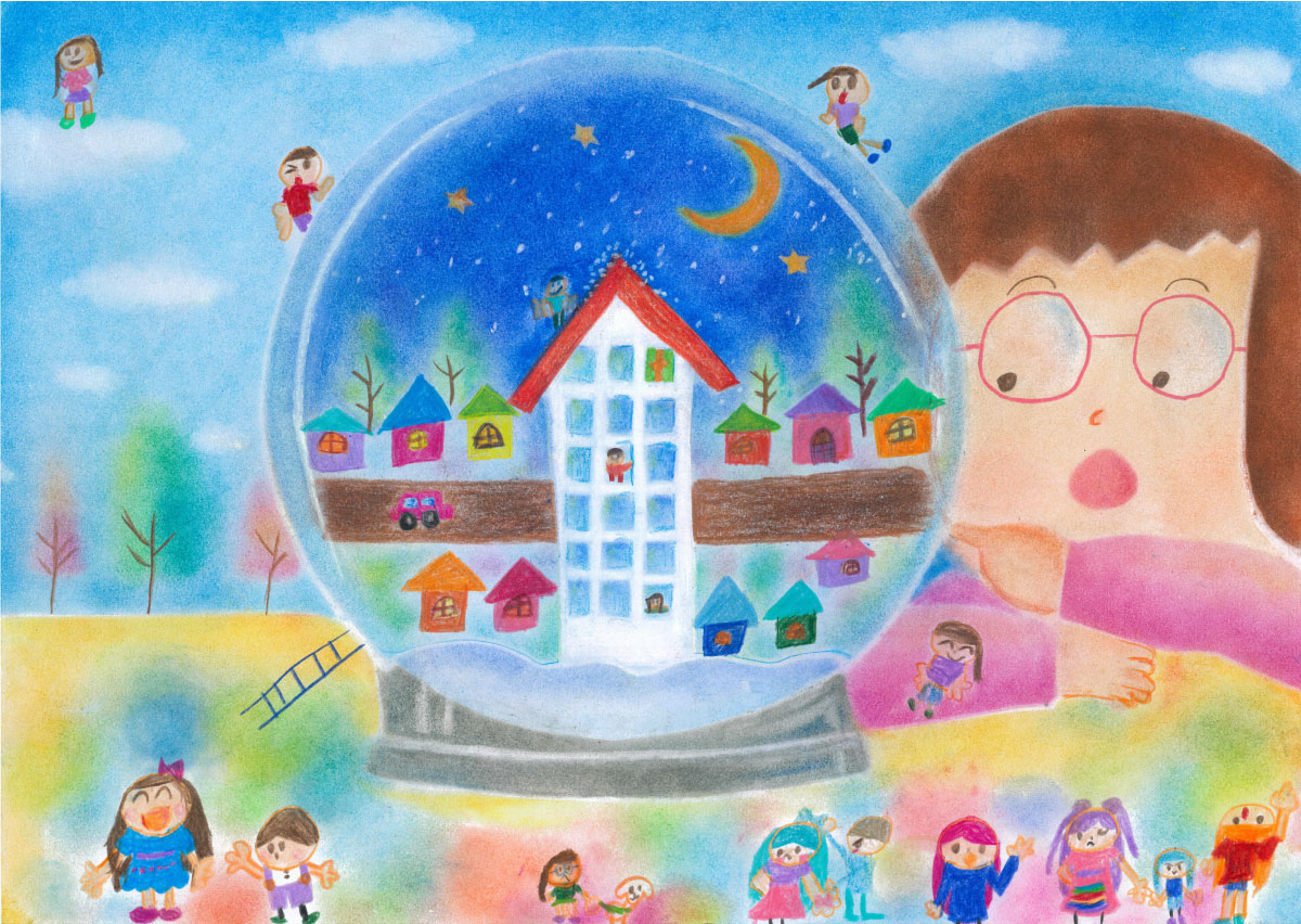 スノードームの中のおうち