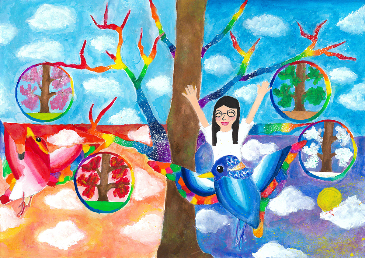 鳥と四季にかこまれる暮らし